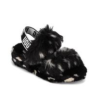 UGG Women's Oh Yeah Spots Slipper, Black, 3 UK