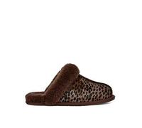 UGG Womens Scuffette Caspian Slippers - Burnt Cedar, Dark Brown, Size 5, Women Dark Brown