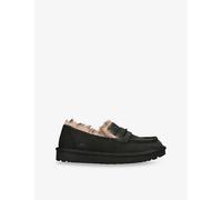 UGG Womens UGG Ellis Leather Loafers Black Eur 40 / 7 UK Women