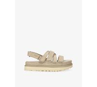 UGG Womens UGG Goldenstar Gleam Suede Sandals Beige Eur 37 / 4 UK Women