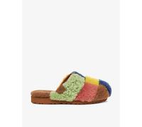 UGG Womens UGG x The Elder Statesman Patchwork-Textured Shearling Sliders Mult/Other Eur 36 / 3 UK Women