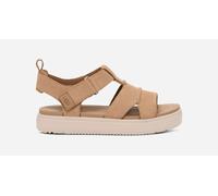 UGG® Zayne Fisher Slide for Women in Tan, Size 6, Suede/Leather