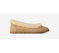 UGG® Zora Ballet Flat in Tan, Size 6, Suede