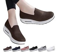 UGIF Women's Orthopedic Sneakers, Orthopedic Sneaker for Women Shoes 2023, Orthopedic Mesh Shoes Slip on Sneakers, Fashion Leisure Running Shoes Women Summer Lightweight Comfortable Sandal