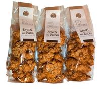 Ugly but Good with Hazelnut, Panero Bakery Pastry, Italian Artisan Biscuits, Piedmont Tradition, 3 packs x 200g