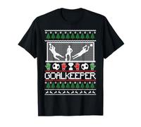 Ugly Christmas Goal Keeper T-Shirt Soccer Goalie Gift T-Shirt