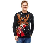 Ugly Christmas Jumper Funny Christmas Jumper Sweater, 18014-ma-bl, XXL