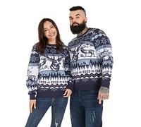 Ugly Christmas Jumper, Unisex Funny Chunky Fair Isle Knitted Festive Pullover for Party Oh So Stagulous!