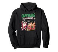 Ugly Christmas Men Kinds Women Funny Capybara Pullover Hoodie
