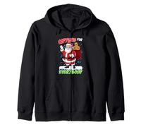 Ugly Christmas Men Kinds Women Funny Capybara Zip Hoodie
