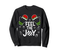Ugly Christmas Sweater, Feel the Joy, Christmas Outfit Sweatshirt