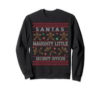 Ugly Christmas Xmas Santa Security Officer Job Sweatshirt