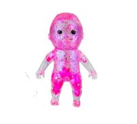 Ugly Doll Squishy,10Cm Squishy Squeeze Toys,Glitter Squishy Ugly Doll Squeeze Toy ,Portable Decompression Sensory Toy, Anxiety Relief Fidget Toy For Adults (Pink)