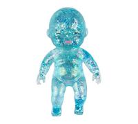 Ugly Doll Squishy,10Cm Squishy Squeeze Toys,Glitter Squishy Ugly Doll Squeeze Toy ,Portable Decompression Sensory Toy, Anxiety Relief Fidget Toy For Adults (Cyan)