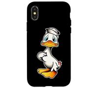 Ugly Duckling Who Me? Sailor Duck Tattoo Flash Case for iPhone X/XS