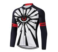 UGLY FROG Cycling Jersey Winter Men's Bike Shirt Sports Cycle Long Sleeves Polyester Tops Bicycle Shirts Triathon Clothing Set Comfortable Quick-Dry MZ15