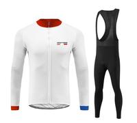 UGLY FROG Cycling Winter with Fleece Mens Warm Long Sleeve Jersey +Long Bib Tight Bicycle Triathon Clothing