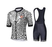 UGLY FROG HuDt-2 Men's Cycling Jersey Set Bicycle Short Sleeve Set Quick-Drying Breathable Shirt+Cushion Shorts Padded Trousers