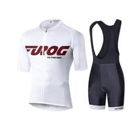 UGLY FROG HuDt-2 Men's Cycling Jersey Set Bicycle Short Sleeve Set Quick-Drying Breathable Shirt+Cushion Shorts Padded Trousers