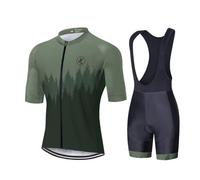 UGLY FROG HuDt Men's Cycling Jersey Short Sleeve Set Quick Drying Breathable Cycling Jersey + Bib Shorts for Cycling Mountain Bikes Cycling Clothing Set