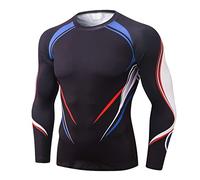 UGLY FROG HuJS01 Compression Base LayersMen's High-Elastic Tight-fitting Fitness Clothes Digital Printing Quick-drying Breathable Training T-shirt Running Sports Long-sleeved D13029