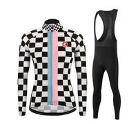 UGLY FROG Womens Cycling Bicycle Comfortable Breathable Quick Dry Long Sleeve Jersey Jacket Shirts Tops 3D Cushion Padded Riding Bib Long Tights Pants Sportswear Riding Clothes Windproof