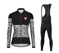 UGLY FROG ZrNvt Womens Thermodream Winter Cycling Suit, Thermal Super Roubaix Clothing Set, Windproof Long Sleeve Jersey Bib Tights for Bicycle Riding