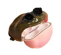 Ugly Frogs for AirPods Case, Enclosed Design, Ugly Toad Earbuds Cases Creative Animals Soft Anti-Scratch Protectors, Unique Gift (Green1,for airpods pro3)