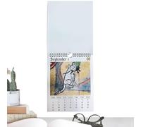 Ugly Medieval Cats Calendar - Wall Decor 2025 Bizarre Illustrations of Cats | Funny Historical Monthly Calendar for Office, Bedroom, Dorm, Decoration, Jokes, Won