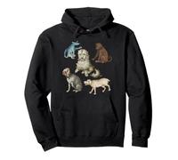 Ugly Medieval Dogs Pullover Hoodie