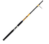 Ugly Stik Bigwater Spinning Fishing Rod, Black/Red/Yellow