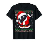 Ugly Xmas Fun Animal Dabbing Santa Raven Crow Christmas Value Graphic T-Shirt