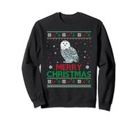 Ugly Xmas Sweater Men Women Funny Snowy Owl Christmas Sweatshirt