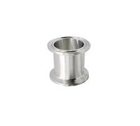 1.5” 2” Tri Clamp Sanitary Spool Tube 304 Stainless Steel Pipe Fittings for Distillation OD19 25 32 38 51mm, Length 43mm(51mm x Ferrule 64)