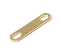 UGLYAF 10-30pcs Brass Electric Heating Tube Connection Piece Lithium Battery Motor Link Piece Across The Flow Gasket Wiring Copper Bar(10pcs K30-1.5)
