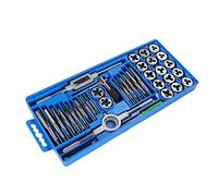 UGMVKSGSD Tap And Die Set 40pcs Metric Thread Taps Wrench Dies Kit For Metalworking Alloy Steel Screw Thread Hand Tools