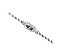 UGMVKSGSD Tap Wrench Handle, Fit M1-M10 1/16"-3/8" Taps Size, Carbon Steel Plastic Adjustable Wrench Reamer Tapping Hand Tools - (Applications: for Tapping Operations), 1-Pieces