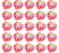 UGOMEDA 100 Pcs Sequin Bead Flowers Patches, 0.8"/2cm Flowers Applique with Crystal Beaded Sew on Cloth Patch for Dress Garment Shoes Bags Accessory DIY Clothes Craft,Colorful Red