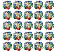 UGOMEDA 100 Pcs Sequin Bead Flowers Patches, 0.8"/2cm Flowers Applique with Crystal Beaded Sew on Cloth Patch for Dress Garment Shoes Bags Accessory DIY Clothes Craft,Iridescent