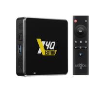 Ugoos X4Q Extra TV Box Android 11 4GB RAM 128GB ROM Amlogic S905X4-J 2.4G/5G Dual WiFi BT5.1 USB 3.0 Ethernet 1000M Support AV1 H.265 4K HDR Set Top tv Box