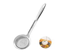 Ugotit 304 Stainless Steel Skimmer Spoon, Strainer Ladle,One-Piece Perforated Skimmer Ladle, Strainer Spoon,for Kitchen, Hot Pot, Soup, Frying, Dishwasher Safe