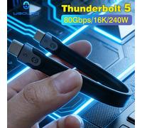 UGOURD High Cost-effectiveness of Thunderbolt5 80Gbps Data Cable USB5 USB4-V2 USB-C Cable High Quality 0.15m-1m For All Type C Thunderbolt5