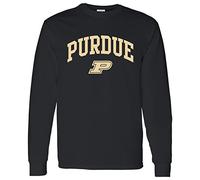 UGP Campus Apparel AL03 - Purdue Boilermakers Arch Logo Long Sleeve - Small - Black