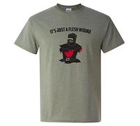 UGP Campus Apparel It's Just A Flesh Wound - Funny Black Knight Comedy Movie Parody Graphic T Shirt - Green - Medium