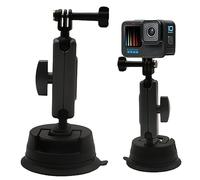 UGpine Car Windshield Suction Cup Mount Car Dashboard Holder Motorcycle Handle Mount Fit for Suction Cup Mount Go Pro Max Mini Hero13/12/11/10/9/8/7/6/5 /DJI Pocket 2, ONE RS, R, ONE X3, X2
