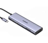 UGREEN 10-In-1 Hub with 4K HDMI, VGA, Ethernet, USB, 3.5mm Jack, TF/SD Card Slot