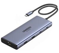 UGREEN 10-In-1 USB-C Hub with HDMI, Ethernet, USB, 3.5mm Jack, TF/SD Card Slot