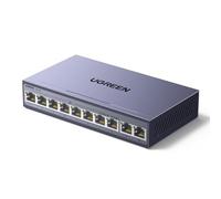 UGREEN 10 Port PoE+ Network Switch, 8 PoE & 2 Gigabit Ports