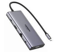UGREEN 11-In-1 Hub with HDMI, VGA, Ethernet, USB, 3.5mm Jack, TF/SD Card Slot