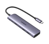 Ugreen 15214 laptop dock/port replicator Wired USB 3.2 Gen 1 (3.1 Gen 1) Type-C Lilac, Metallic